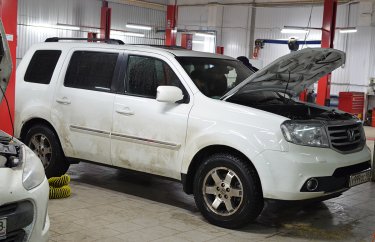 Диагностика Хонда Пилот (подробные фото)