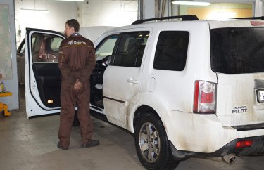 Диагностика Хонда Пилот (подробные фото)