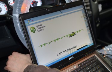 Диагностика Хонда Пилот (подробные фото)