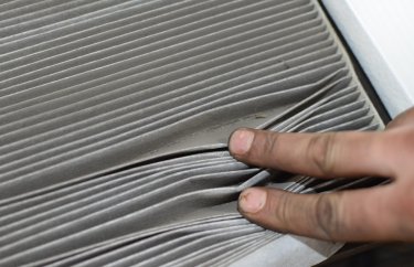 Грязный салонный фильтр Хонда Аккорд