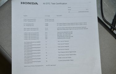 Диагностика Хонда CRV (подробные фото)