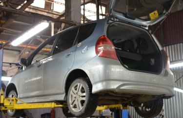 Ремонт ходовой части Хонда Джаз (подробные фото)